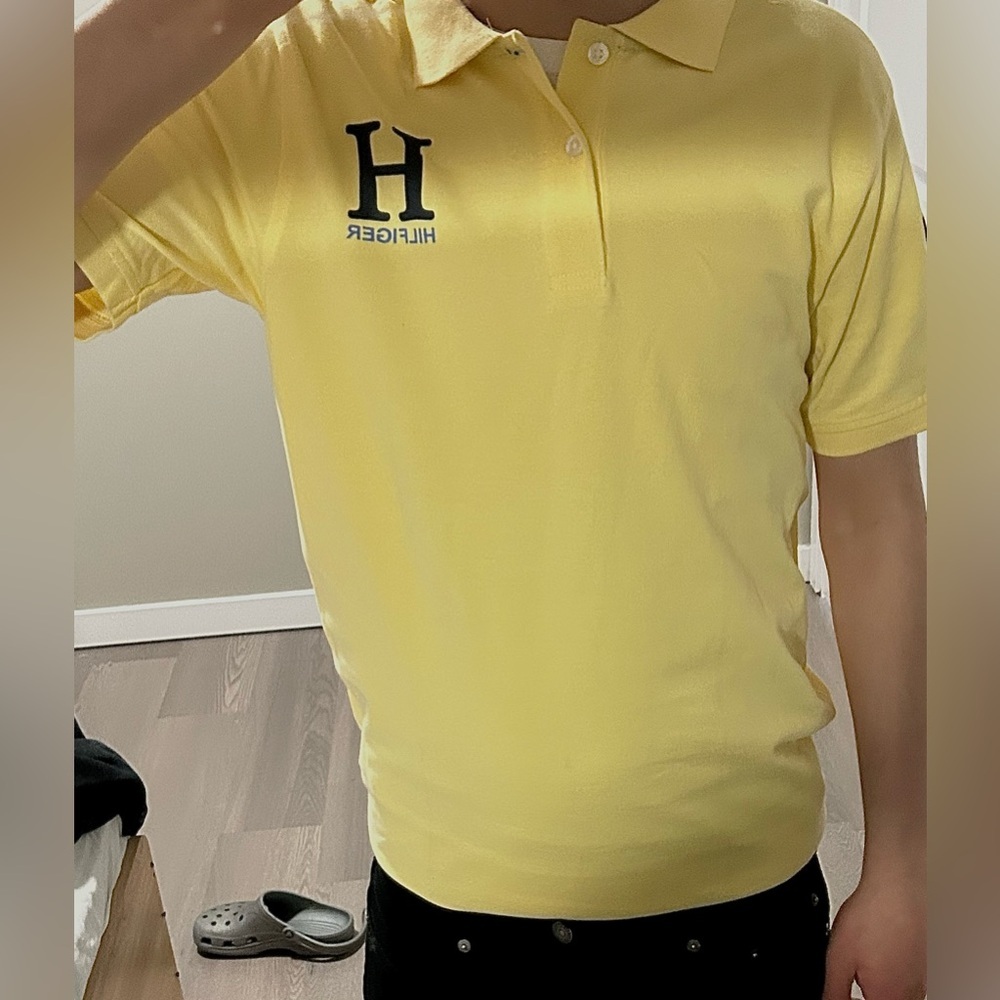 Tommy Hilfiger yellow polo shirt - Picture 4 of 4